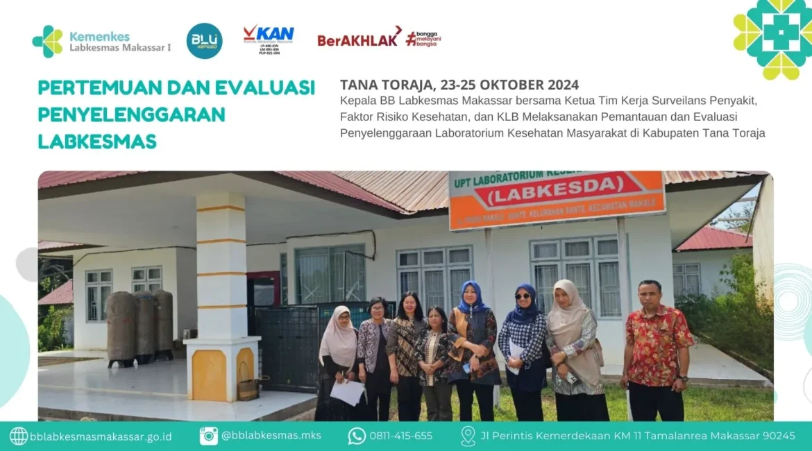 Survey dan evaluasi labkesmas tana toraja