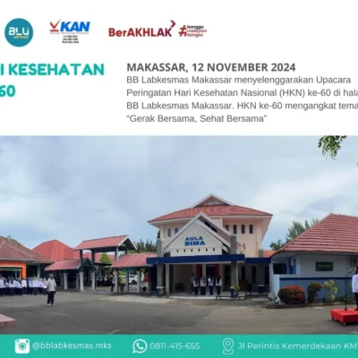 upacara hari kesehatan nasional hkn ke 60