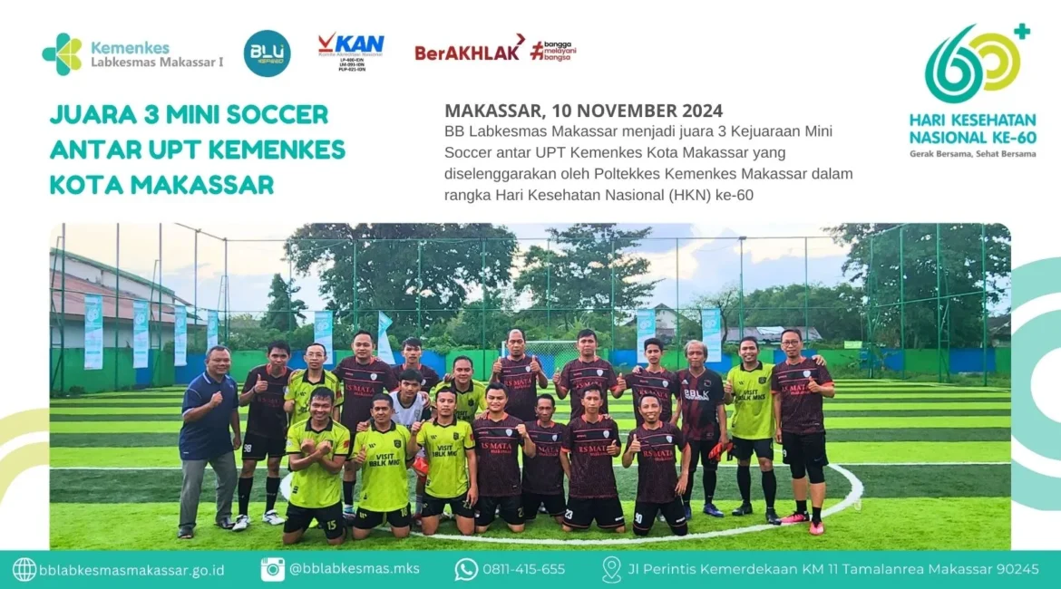 juara 3 mini soccer hkn ke-60 2024