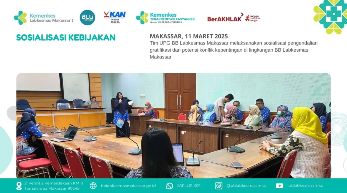 sosialisasi pengendalian gratifikasi dan konflik kepentingan 2025