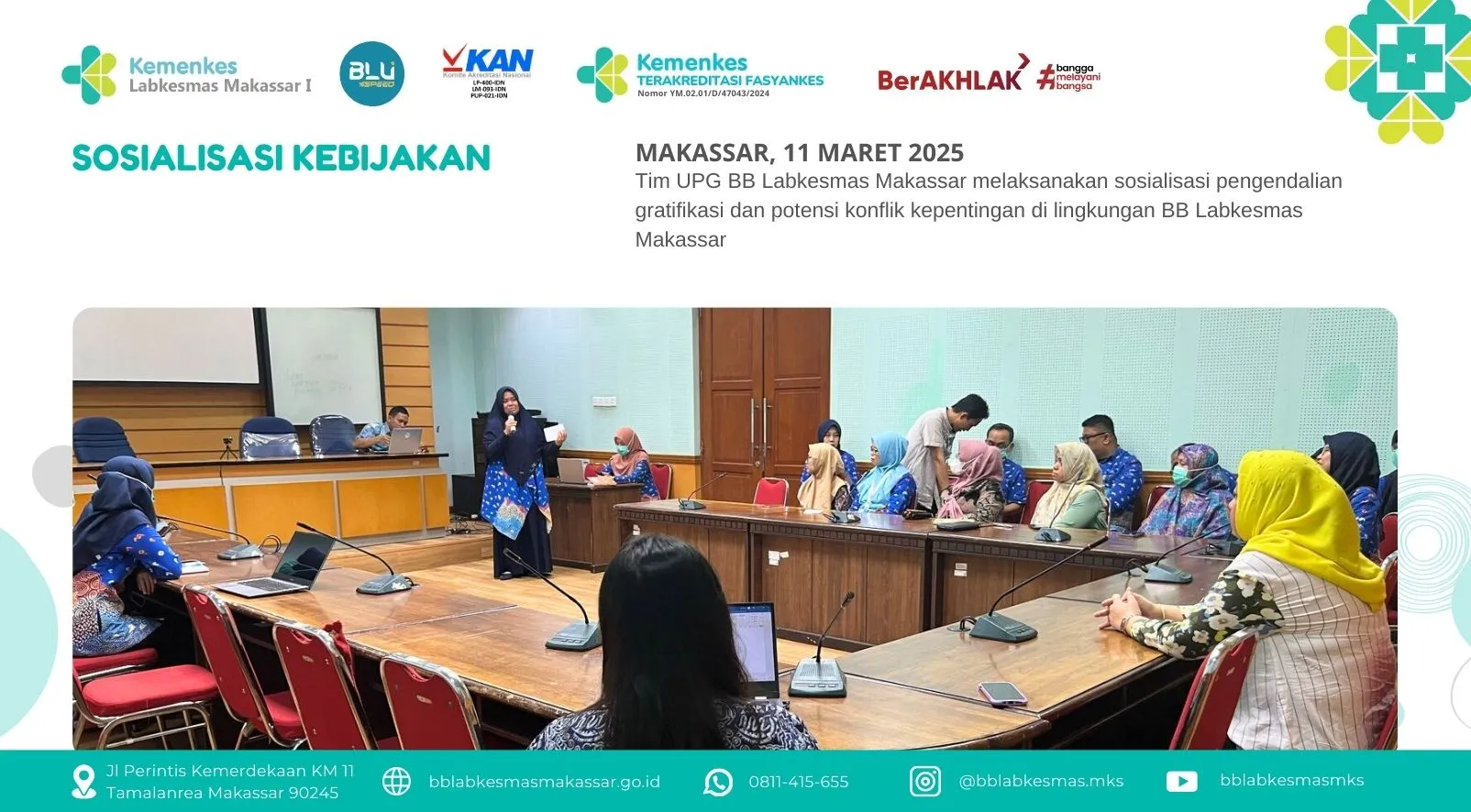 sosialisasi pengendalian gratifikasi dan konflik kepentingan 2025