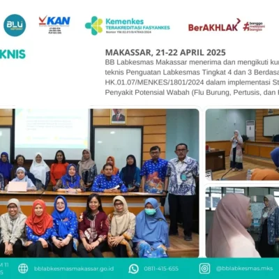 bimtek penguatan labkesmas tingkat 4 dan 3