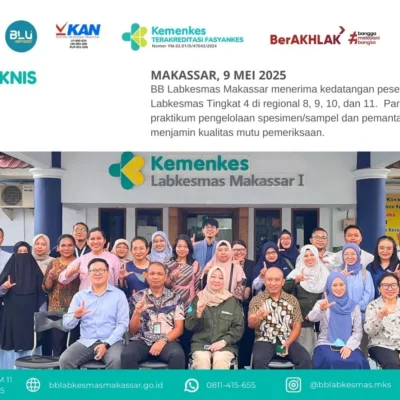 bimbingan teknis labkesmas tingkat 4 regional 8-11