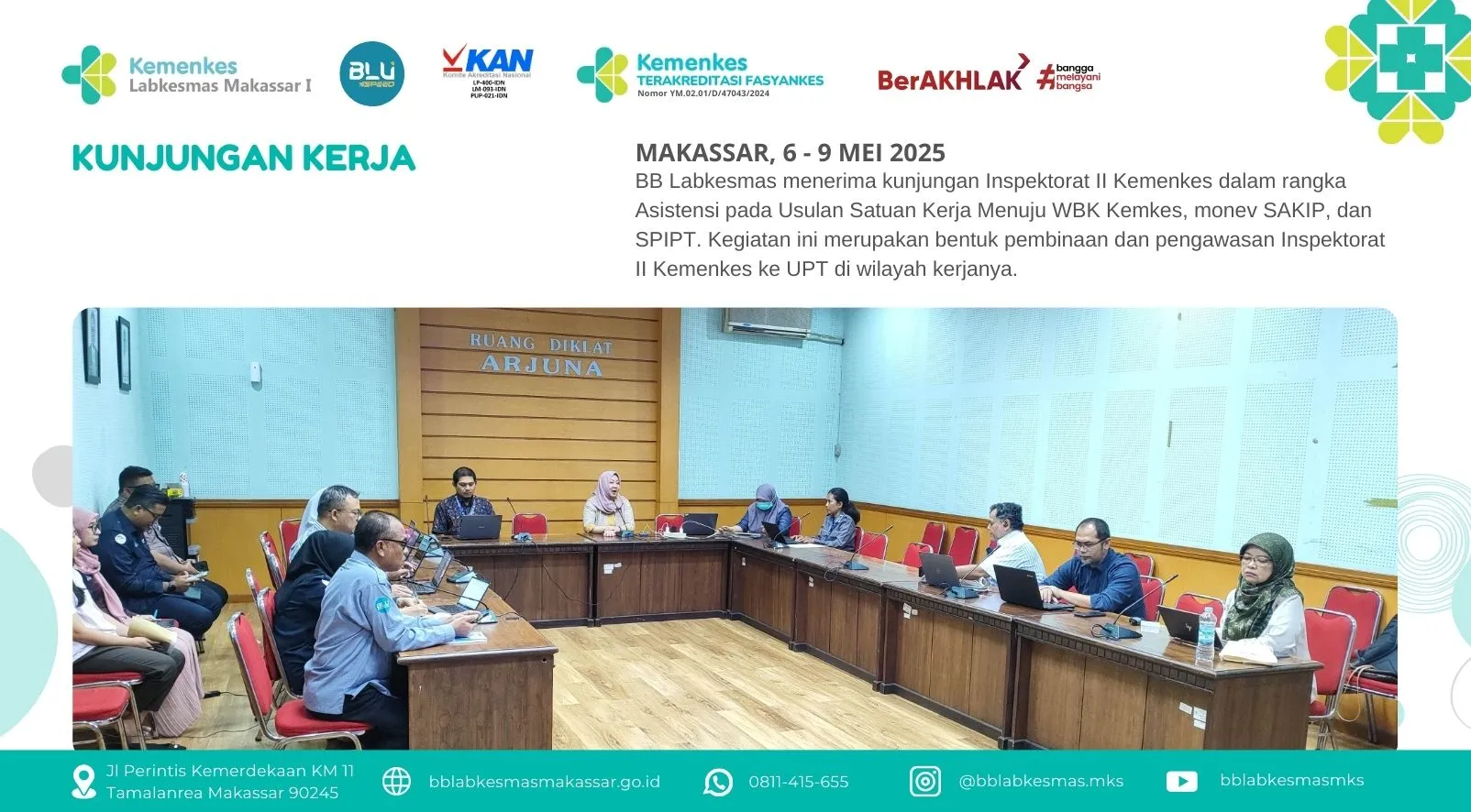 Kunjungan Inspektorat II Kemenkes