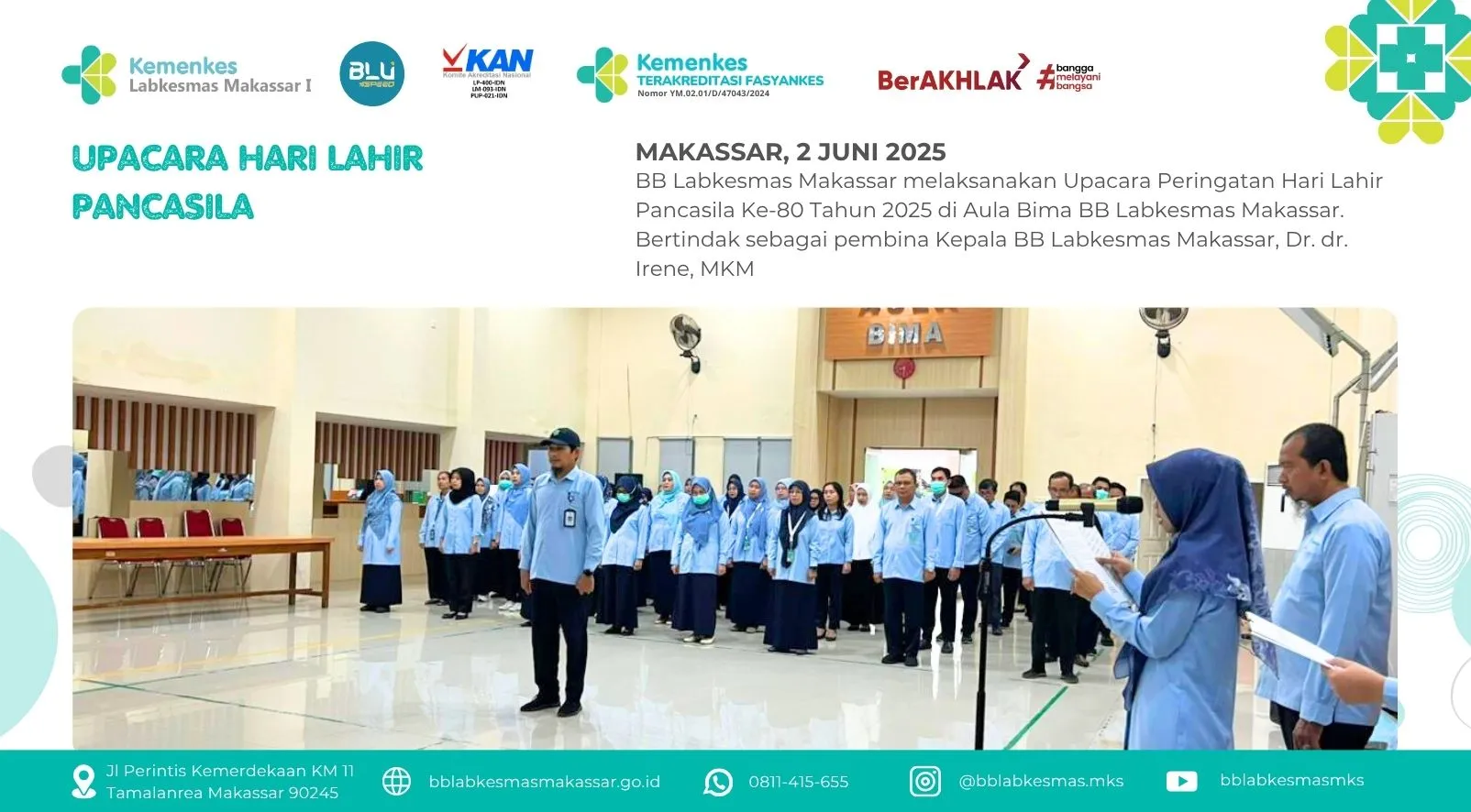 Upacara Peringatan Hari Lahir Pancasila 2025