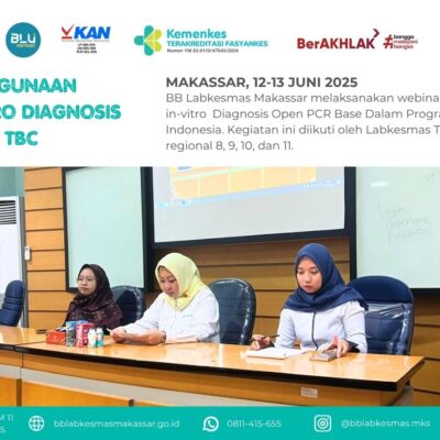 Webinar Sosialisasi Penggunaan Reagen In-Vitro Diagnosis Open PCR Base dalam Program Tuberkulosis (TBC)