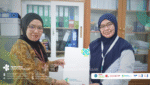 Tim promosi BB Labkesmas Makassar saat melakukan kunjungan sosialisasi layanan laboratorium ke fasilitas kesehatan di Makassar.